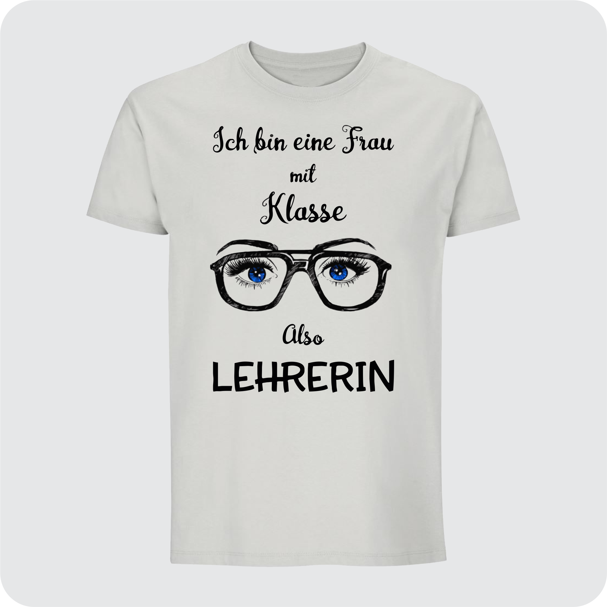 T-Shirt Frau mit Klasse Lehrerin