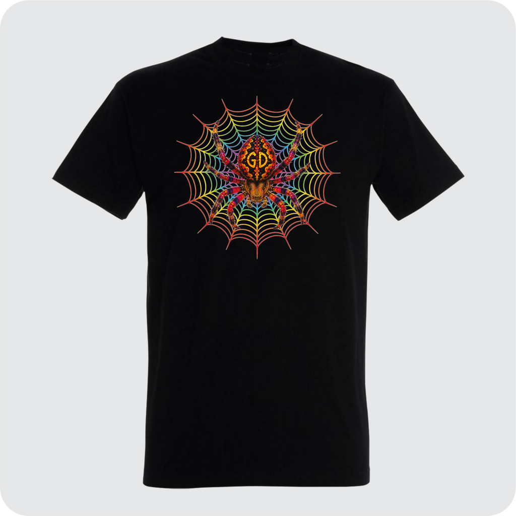 T-Shirt GD Spider with Color Web