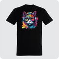 T-Shirt Headphone Cat