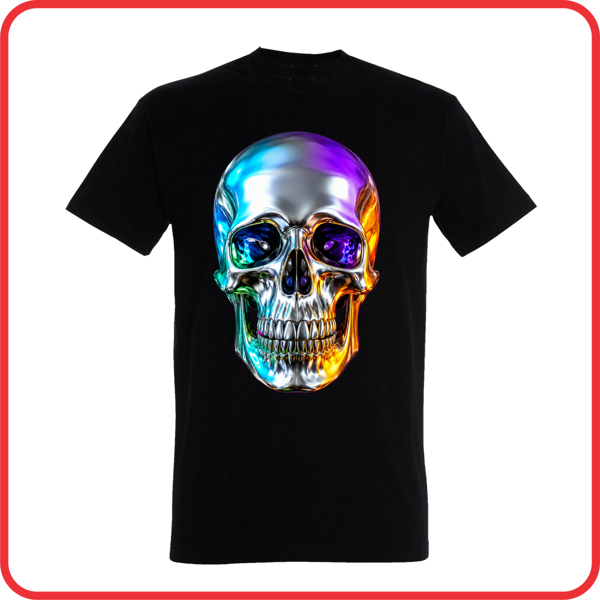 T-Shirt Silver Skul