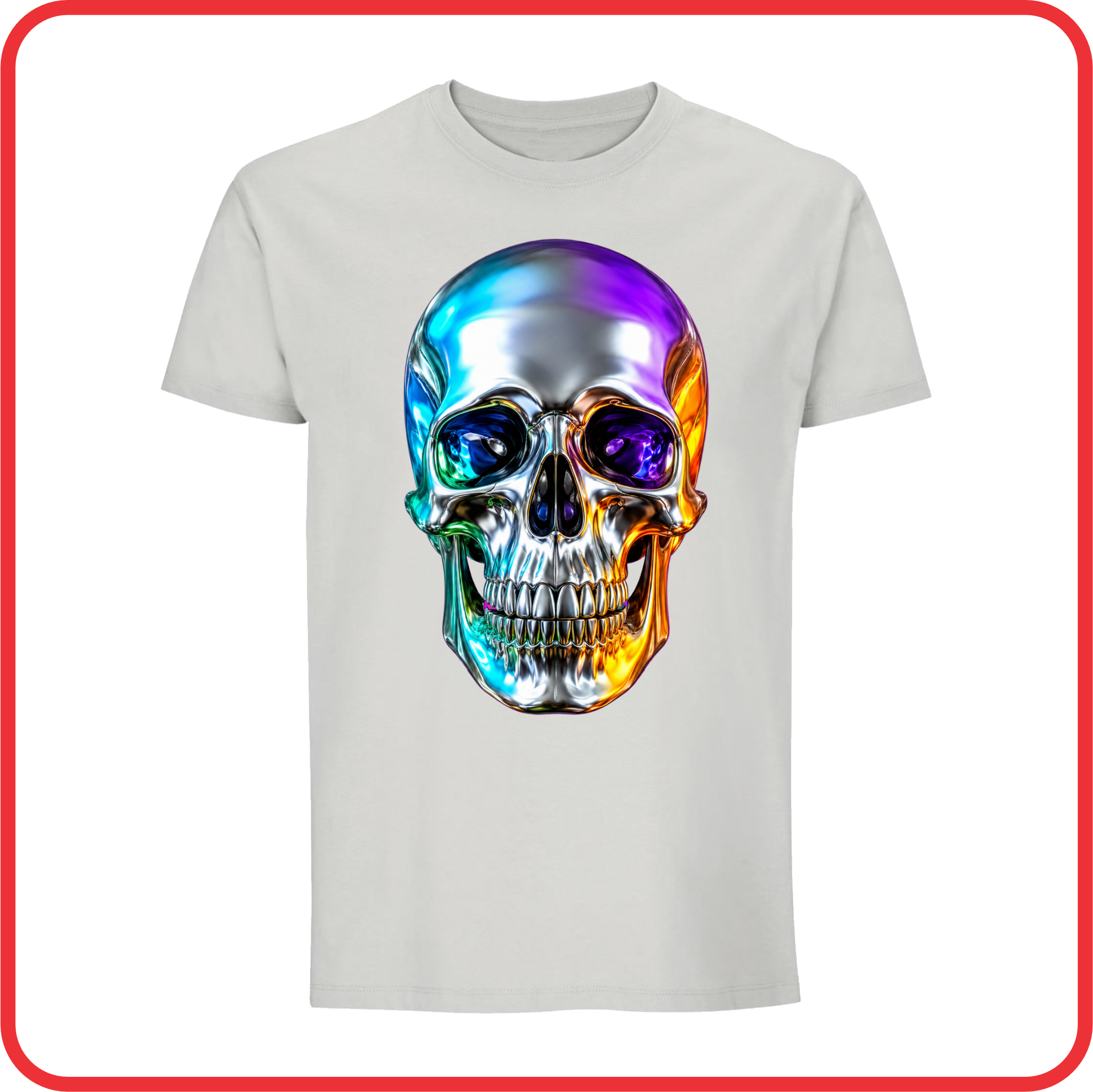T-Shirt Silver Skul