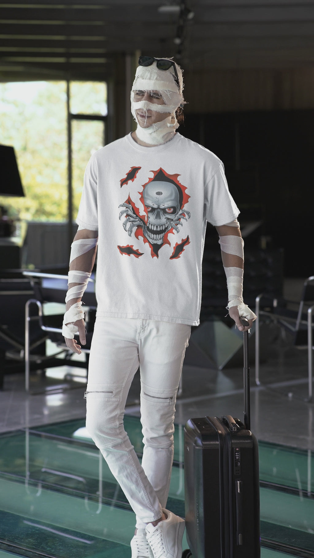 T-Shirt Skull brocken